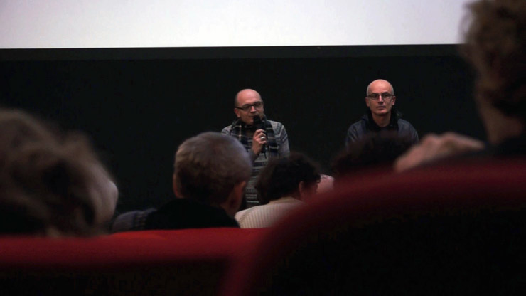 Intervetion d'Ange Leccia, cinémathèque de grenoble